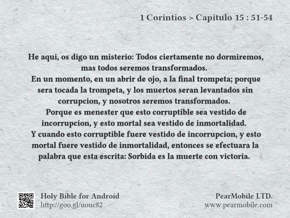 1 Corintios, Capítulo 15:51-54